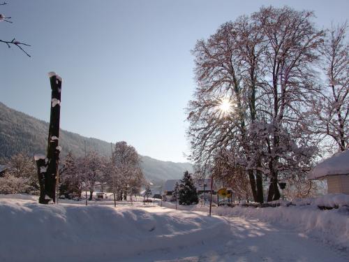 冬天的乡村雪景
