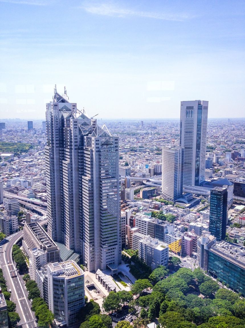 东京,摩天大楼,建设