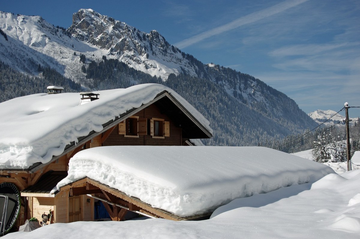 冬天风景,山,雪