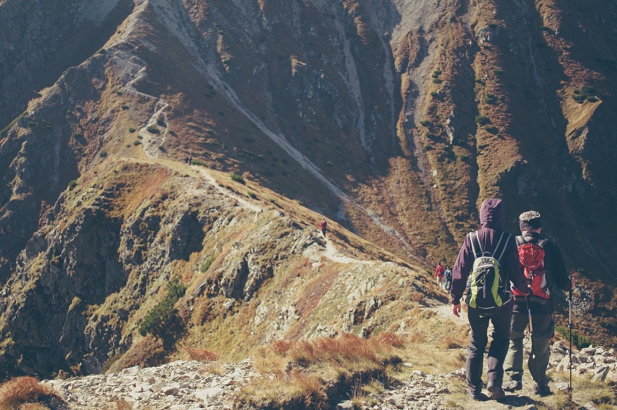 徒步旅行,攀登,登山家