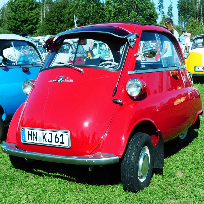 宝马,isetta,接吻的球