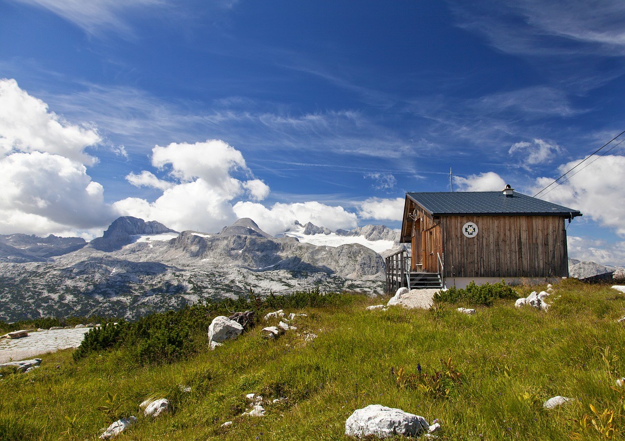 顶石山,阿尔姆,高山小屋