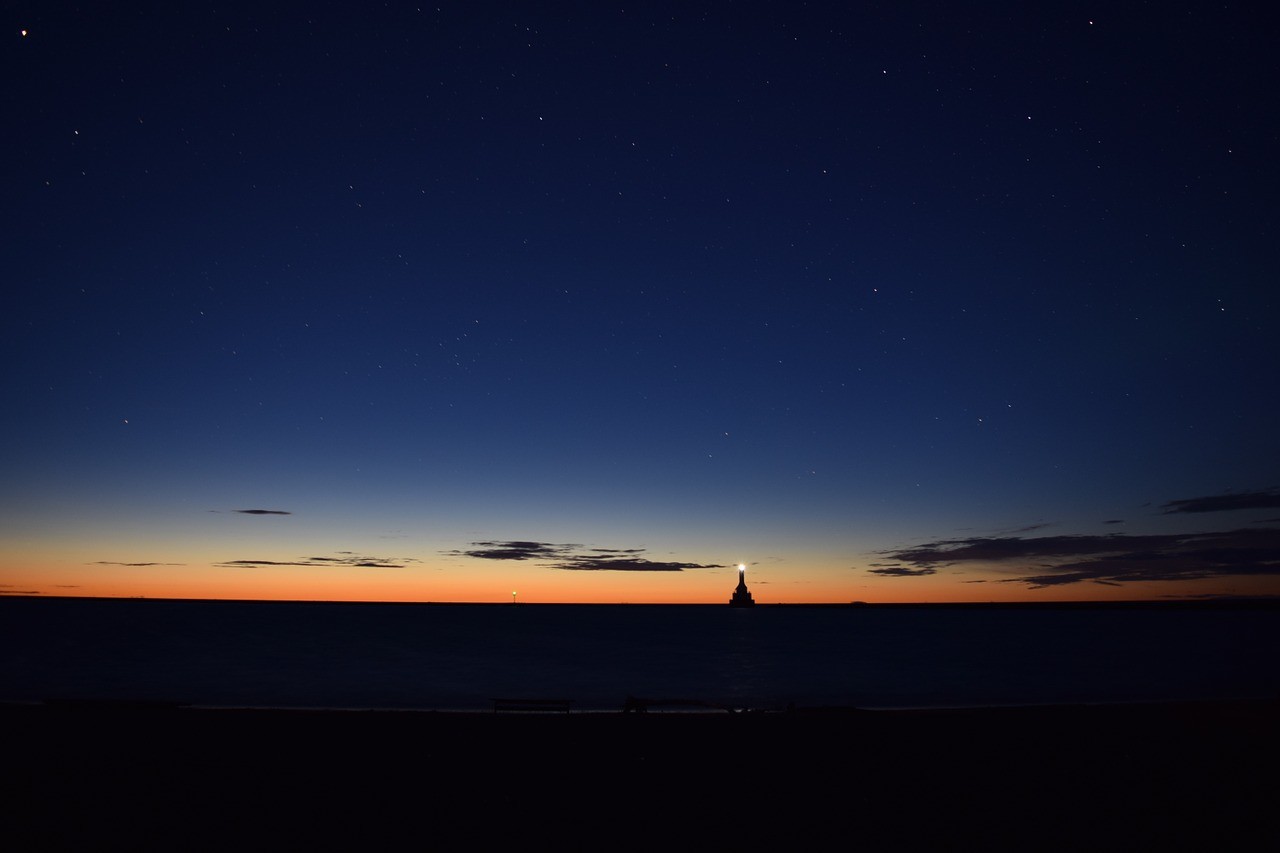 夜晚的天空,星星的夜晚,夜