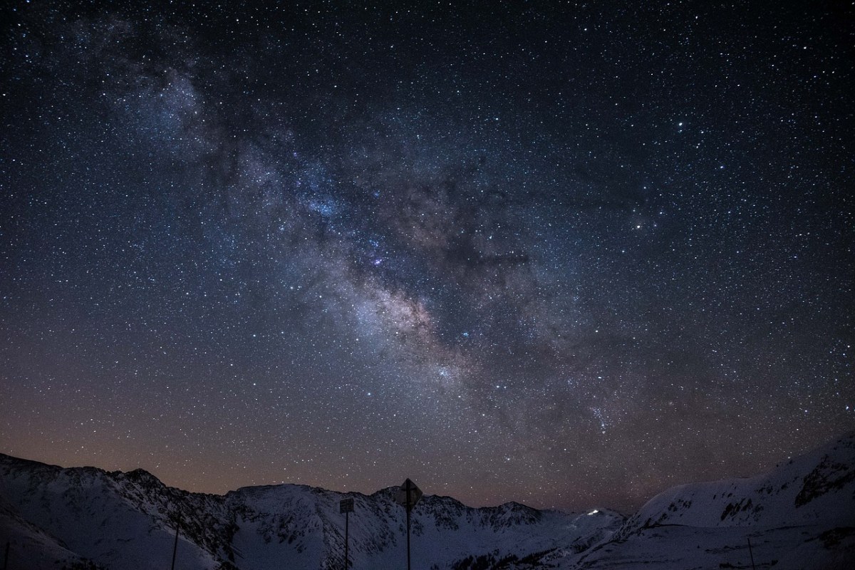 银河,星空,夜晚的天空