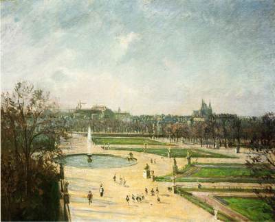 The Tuileries Gardens, Afternoon, Sun