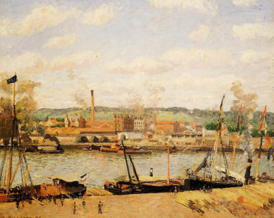 View of the Cotton Mill at Oissel, near Rouen