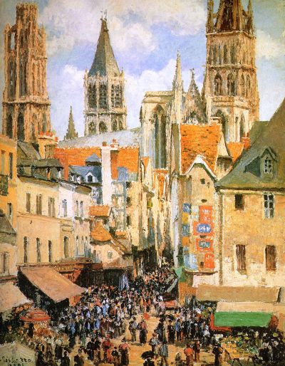 The old market at Rouen