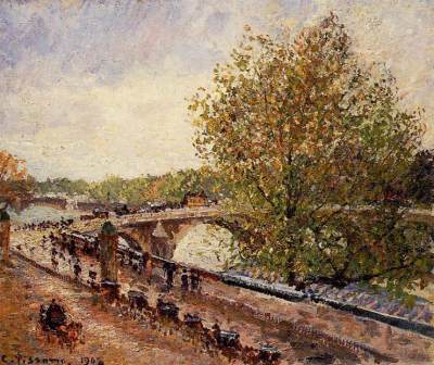 The Pont Royal, Grey Weather, Afternoon, Spring