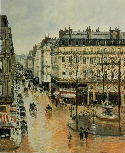 Rue Saint Honore, Afternoon, Rain Effect
