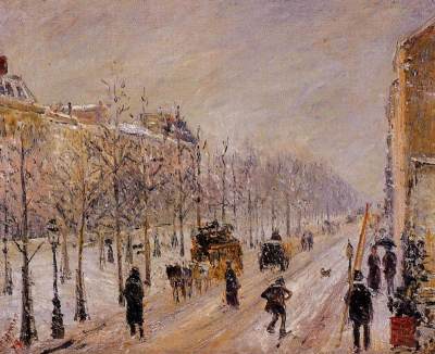 The Boulevards under Snow