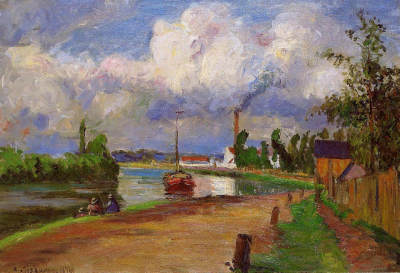 Fishermen on the Banks of the Oise