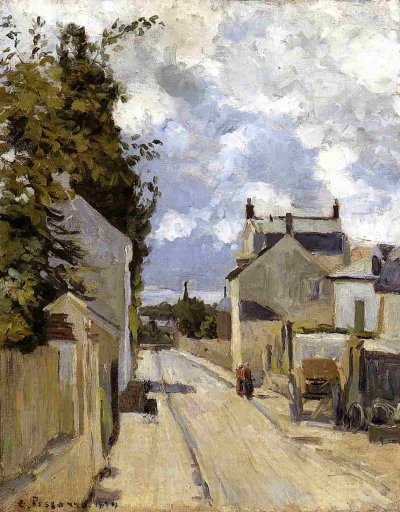 The street of Hermitage, Pontoise