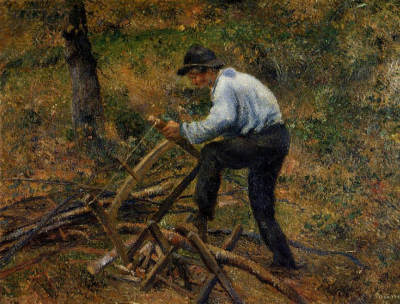 Pere Melon Sawing Wood, Pontoise