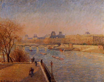 The Louvre, Winter Sunshine, Morning