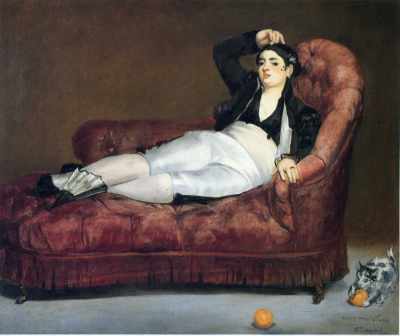 Young Woman Reclining in Spanish Costume