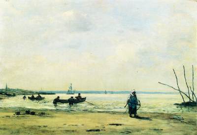 Low Tide Near Honfleur