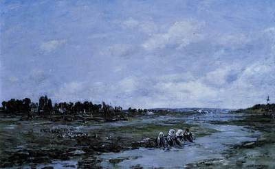 Laundresses on the Banks of the river