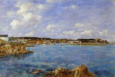 Douarnenez, the Bay, View of Tristan isle