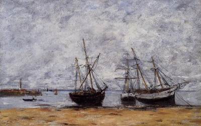 The port Portrieux at low tide