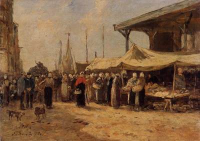 Trouville, Fish Market