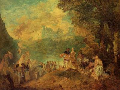 The Pilgrimage to Cythera (after Watteau)