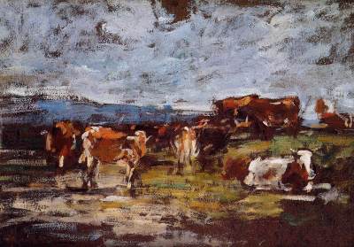 Cows in a Pasture