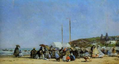 Beach Scene, Trouville