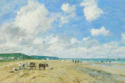 The beach at Deauville