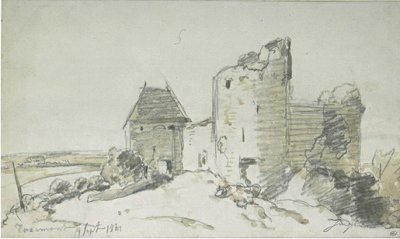 View of the Ruined Castle in Rosemont