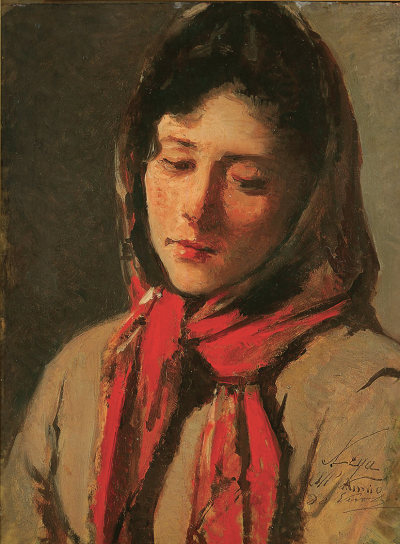 Portrait of a peasant woman