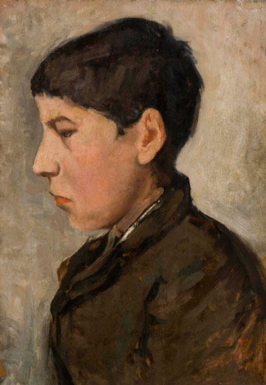 Head of a boy