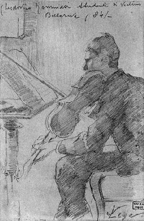 The violin player