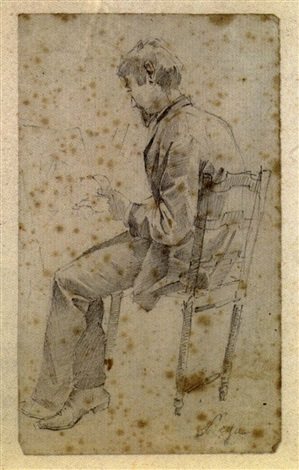 Seated man