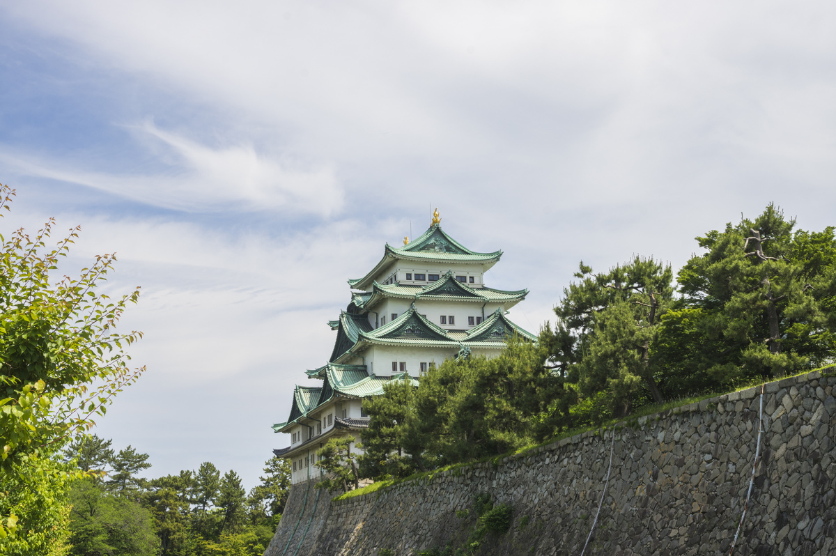 日本名古屋城天守阁城堡图片免费图片