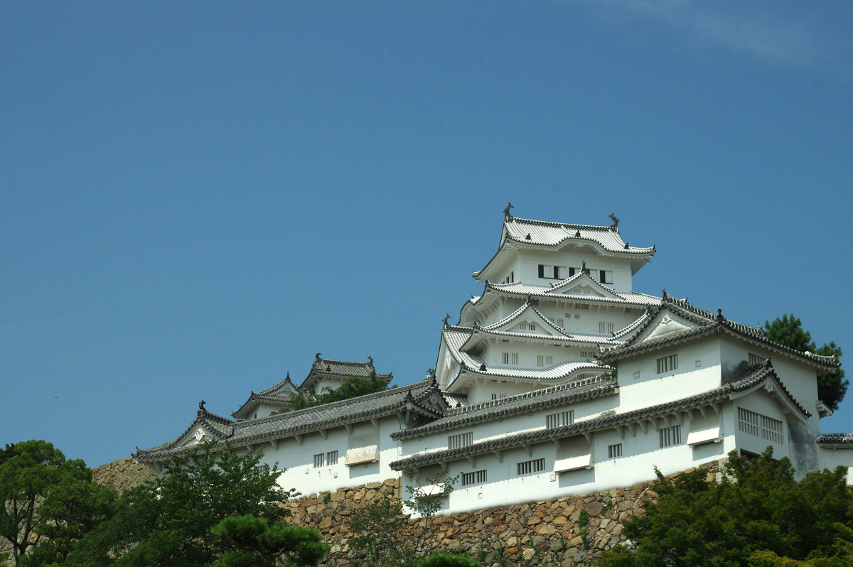 日本姫路城天守阁建筑的图片免费图片