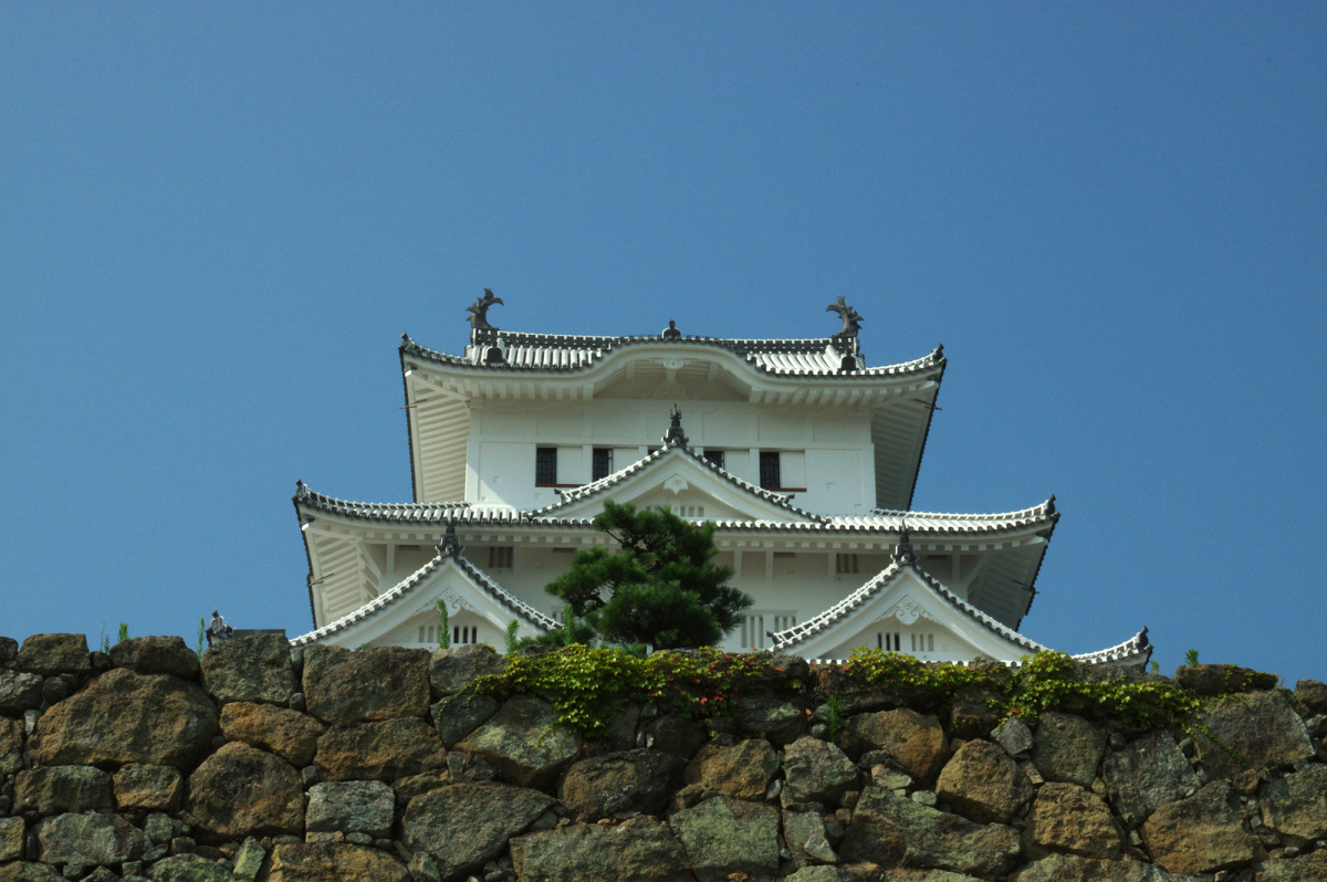 日本姫路城天守阁建筑免费图片
