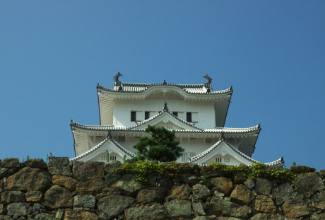 日本姫路城天守阁建筑