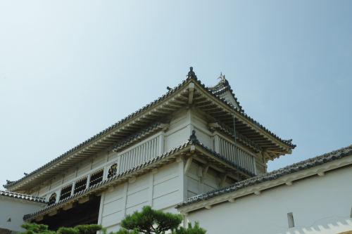 日本姫路城的建筑图片