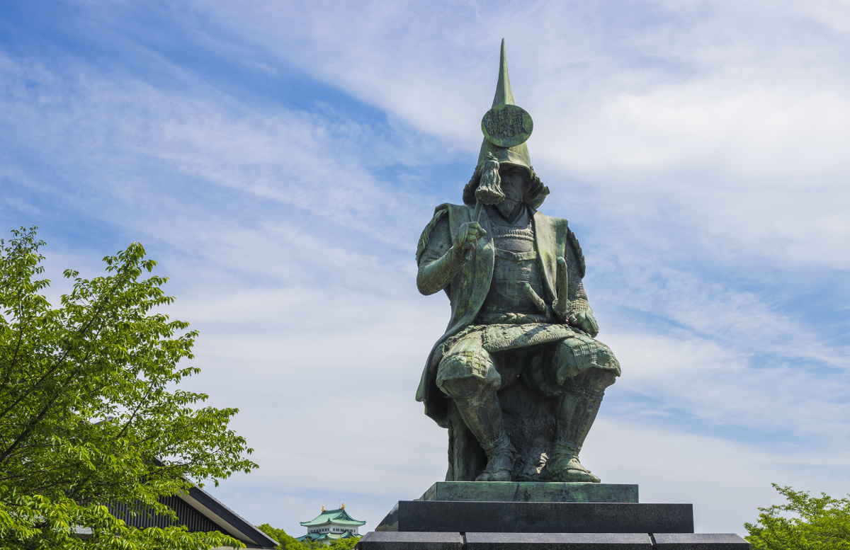 日本名古屋城的雕塑免费图片