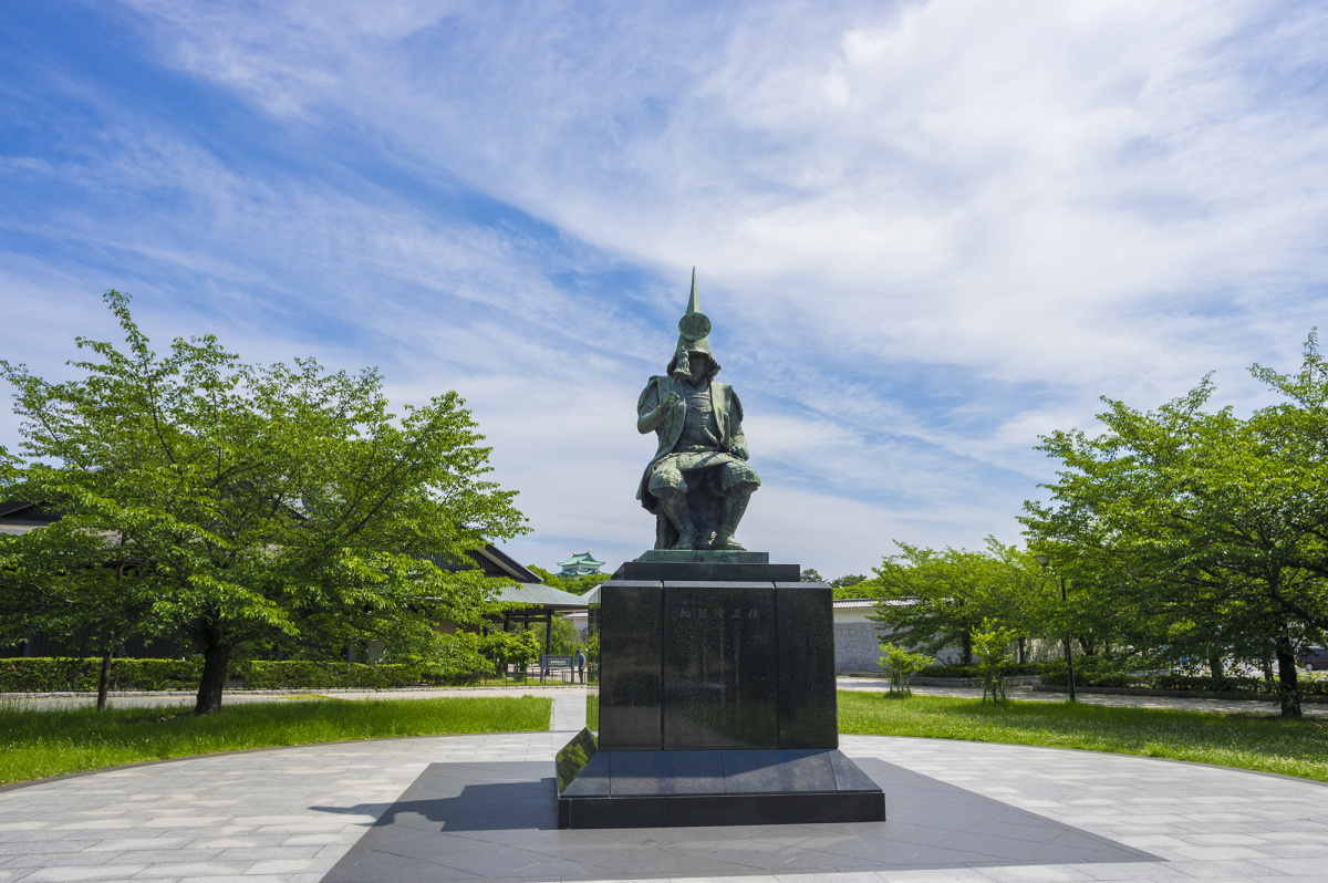 日本名古屋城的雕塑图片免费图片
