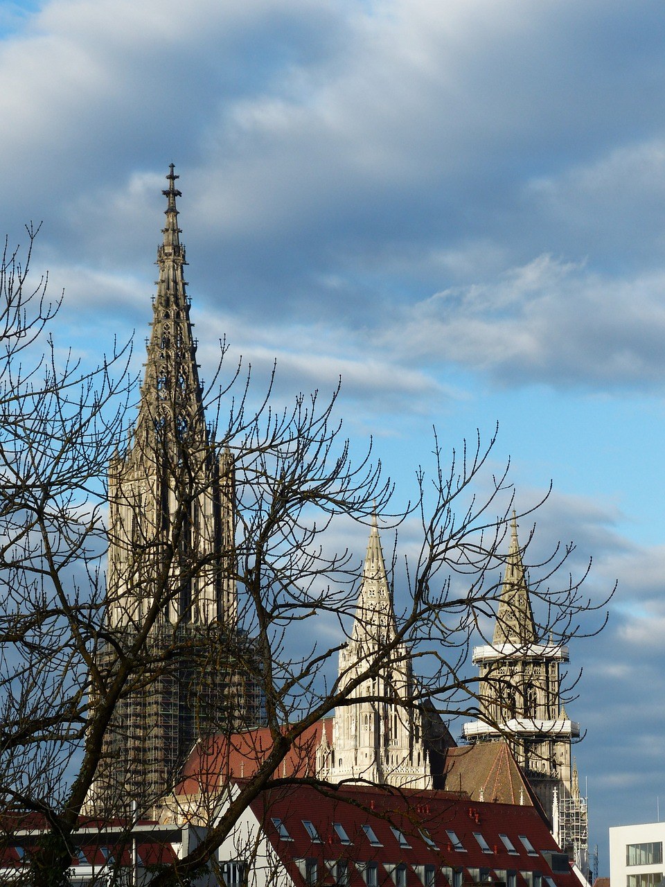 乌尔姆大教堂、明斯特、尖顶免费图片