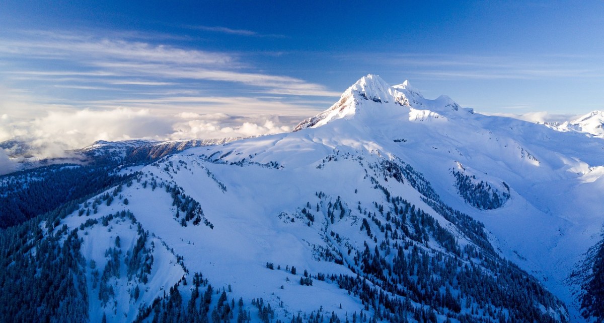 雪山山峰风景图片免费图片