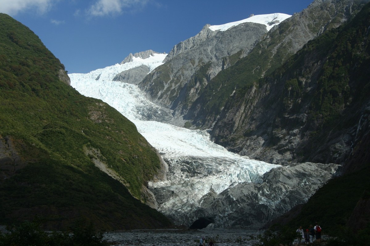 峡谷冰川免费图片