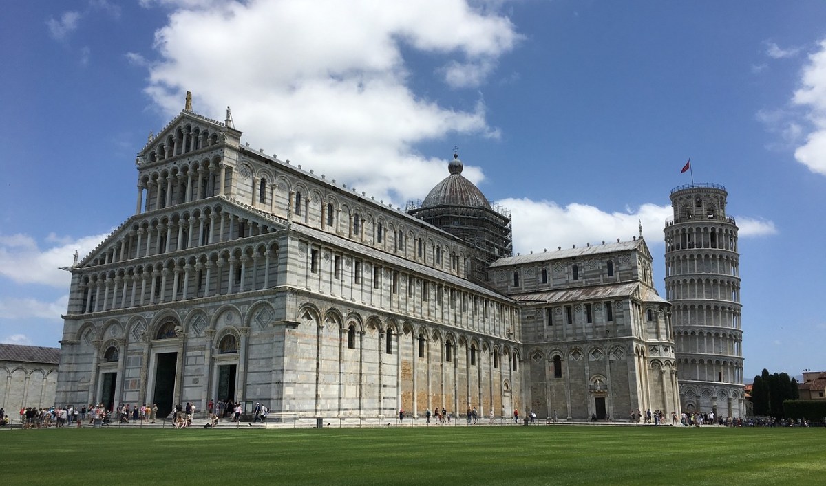 意大利建筑比萨教堂罗马式建筑免费图片