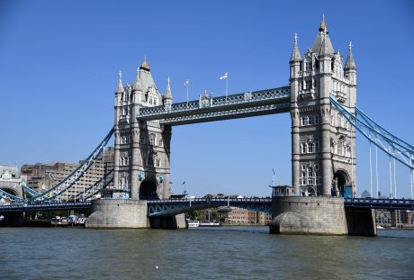 英国地标建筑伦敦塔桥