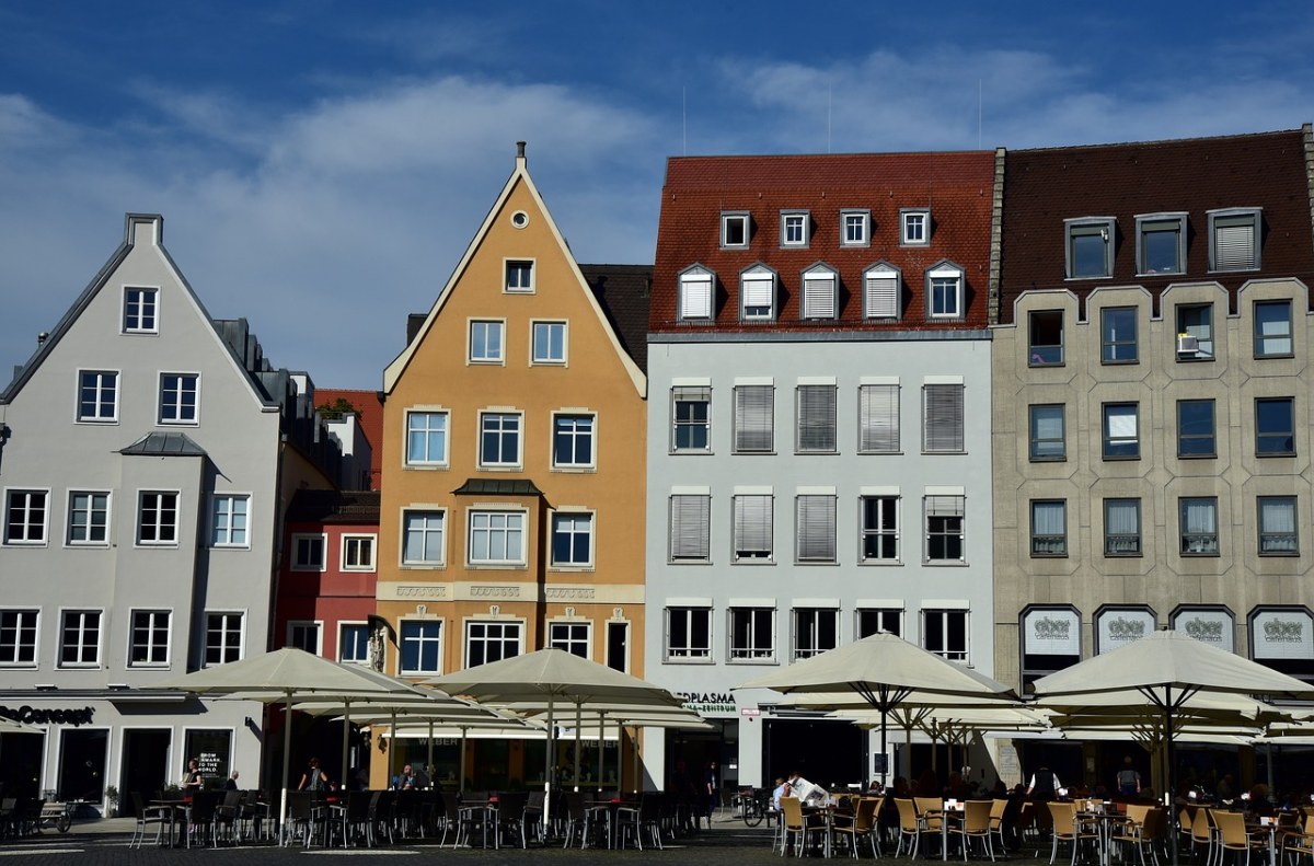 市政厅广场、奥格斯堡、房屋免费图片