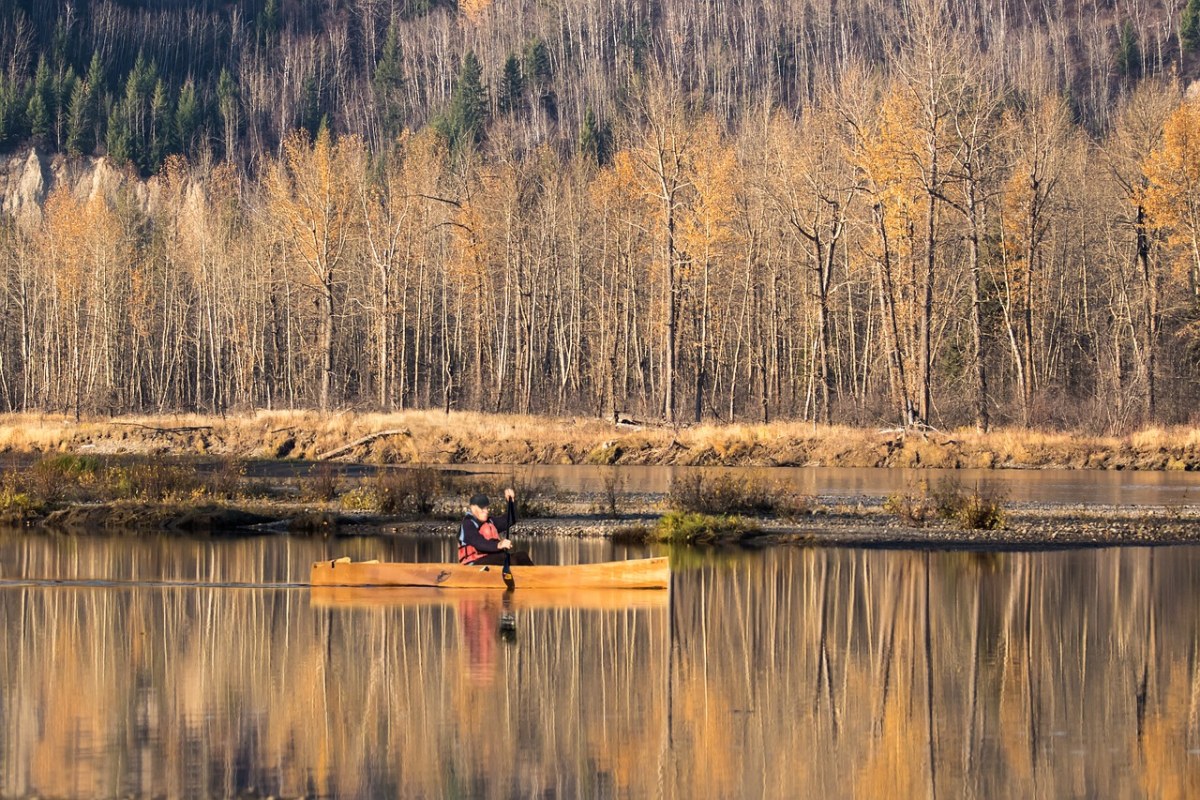 皮划艇、河、秋天免费图片