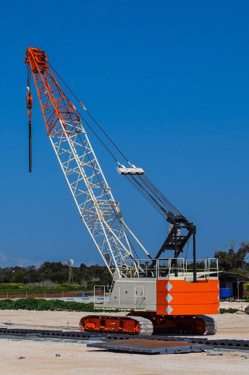 起重机,施工现场,建设