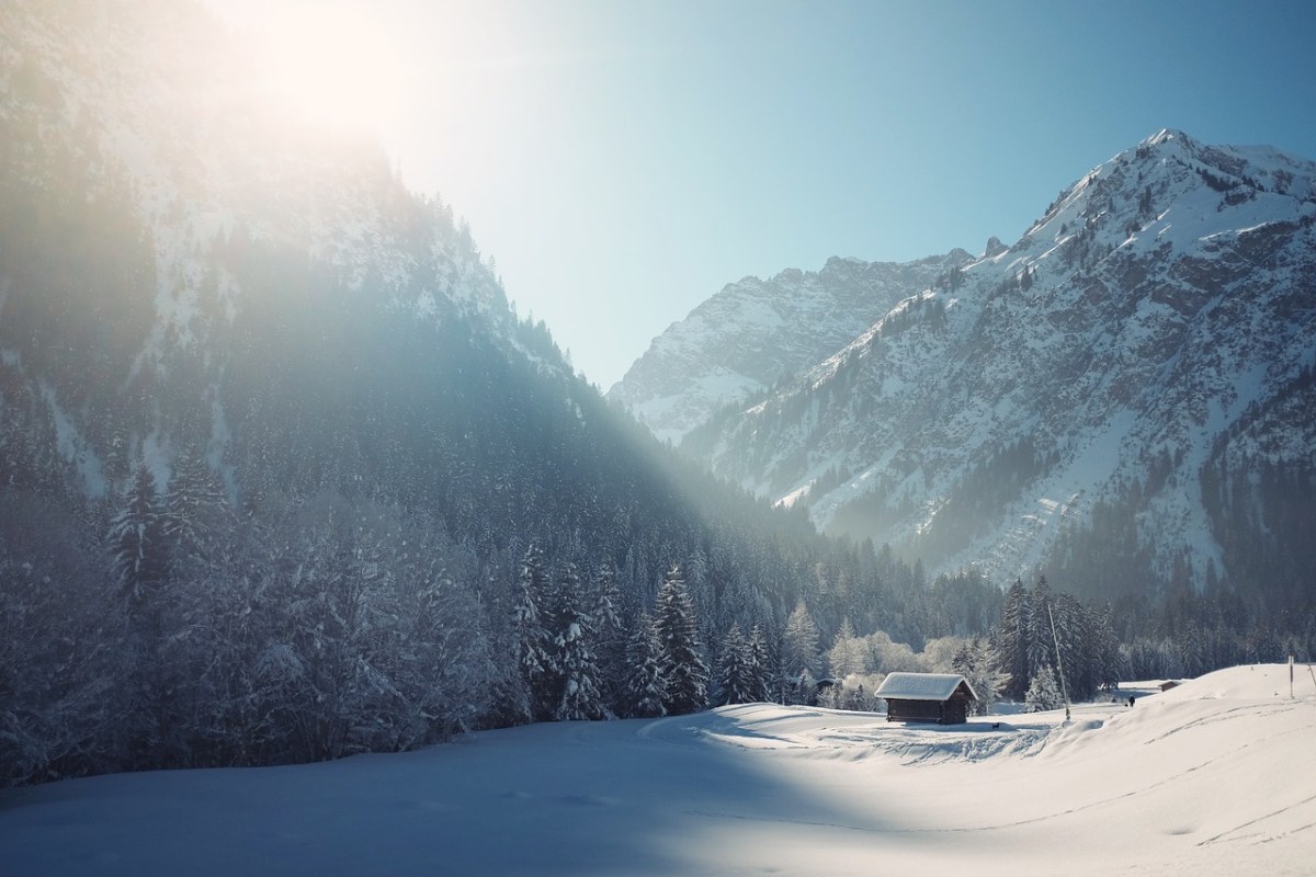 冬天的风景图片免费图片