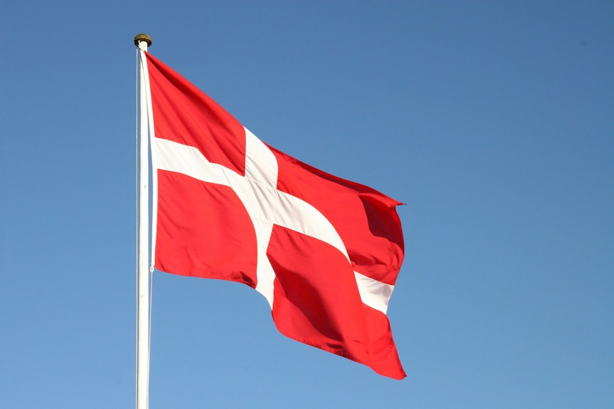 丹麦的国旗 病毒图片
